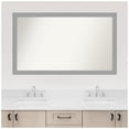 thumbnail image 4 of Amanti Art Custom Wall and Bathroom Mirror (29.5 x 49.5 in.), Brushed Nickel Frame, 4 of 6