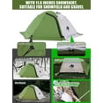 thumbnail image 3 of IC ICLOVER 4 Season Backpacking Tent for 2 Person Ultralight Waterproof All Weather Double Layer Camping Tents for Backpacker Outdoor Hiking Survival - Green, 3 of 8