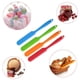 thumbnail image 2 of Juego de espátulas de silicona resistentes al calor, herramientas flexibles antiadherentes para hornear en la cocina, utensilio de cocina de diseño ergonómico multicolor (4 piezas), 2 of 7