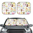 thumbnail image 2 of Kll Happy Easter1 Windshield Sun Shade 2-Piece Foldable Car Front Window Sunshade For Most Sedans Suv Truck - Auto Sun Blocker Visor Protector Blocks Max Uv Rays - Large, 2 of 7