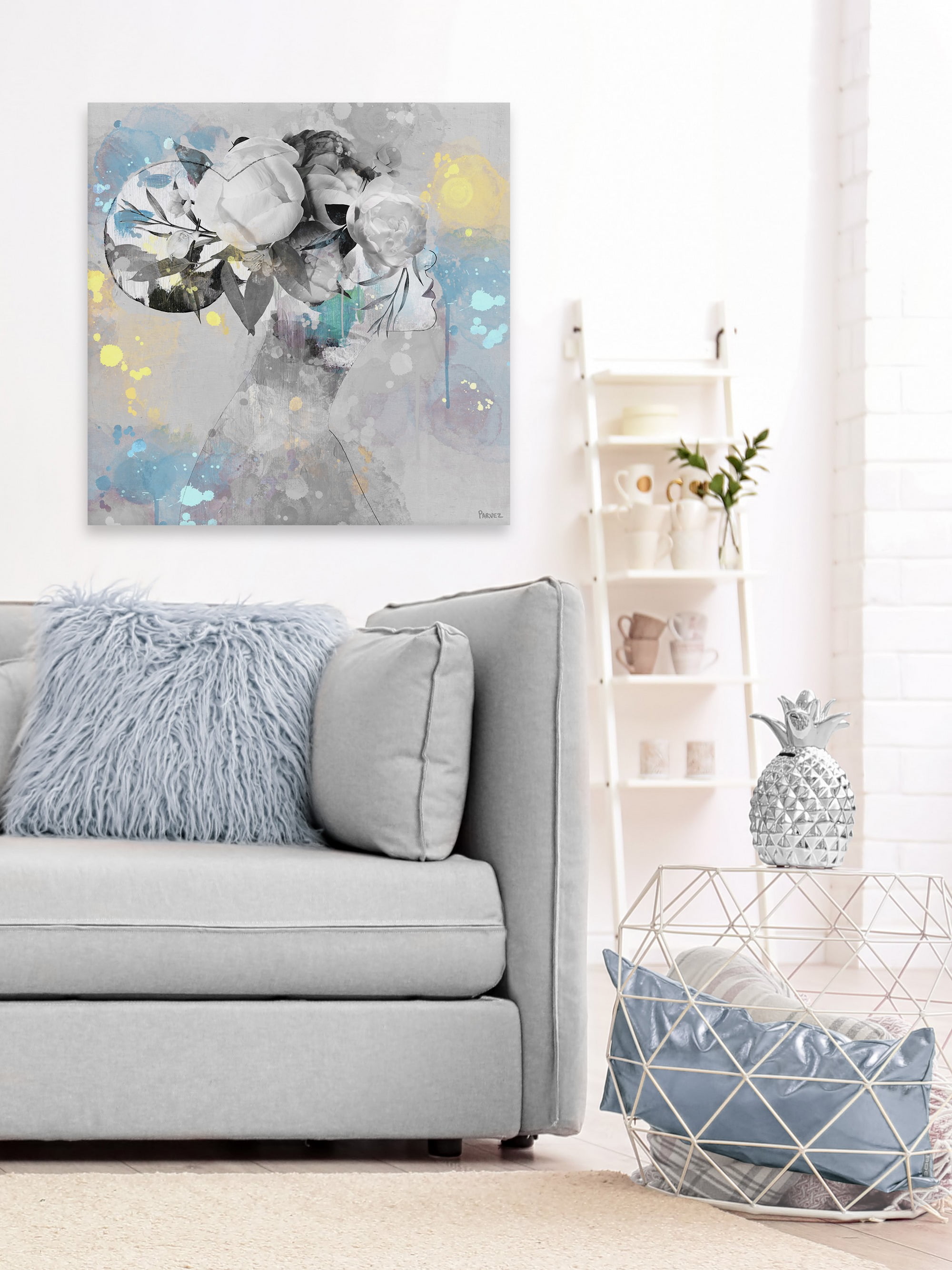Parvez Taj Elegant Bun II Canvas Wall Art