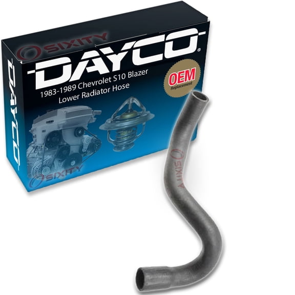 Dayco Lower Radiator Coolant Hose compatible with Chevrolet S10 Blazer 2.8L V6 1983-1989