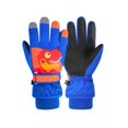 thumbnail image 3 of Los guantes de esquí para niños y niños son adecuados para niños en invierno. El forro de lana es grueso, cálido e impermeable., 3 of 3