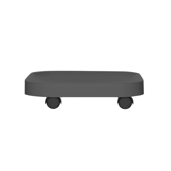 11.2 Inch Planter Caddies Rolling Saucer Caddy with Wheels, Heavy Duty Wheeled Planter Pallet for Potted Plant, Flower Pot Dolly Holder for Indoor Outdoor