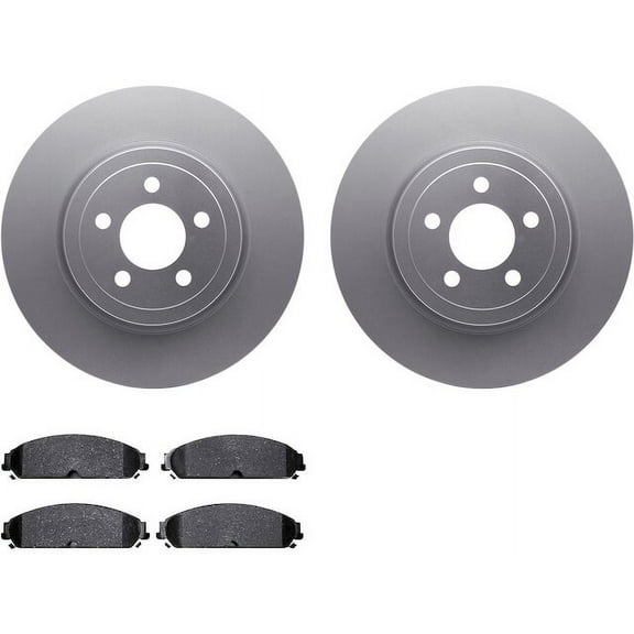 Front Brake Pad and Rotor Kit - Compatible with 2007, 2012 - 2021 Dodge Charger 5.7L V8 2013 2014 2015 2016 2017 2018 2019 2020