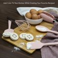 thumbnail image 5 of 5 Pc Silicone Cooking Utensils, Kitchen Tools, Easy to Clean Silicone Kitchen Utensil Set, Silicone Spatula Set for Nonstick Cookware - Pink, 5 of 7