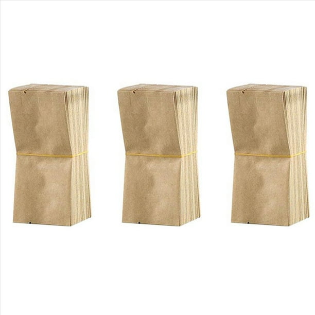 150unids Cubierta de Papel Kraft Vintage Pequeno Papel Bolsa Kraft para Sobre Impermeable del Regalo de Bolsas Dulces Regalos de Embalaje con Aroma 10.5cmx5cmx2cm