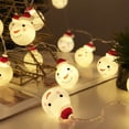 thumbnail image 2 of Advancent Navidad LED Lindo Papá Noel Muñeco de nieve Árbol de Navidad Luz de hadas Dormitorio Año Nuevo Decoraciones Suministros para Iluminación navideña Tipo 4 Advancent HA067934-04, 2 of 6