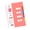 Watermelon Red, variant on Solivara 4 Subject Large Notebook With Dividers And 4 Tabs Organizer For Work(Light Blue,One Size)