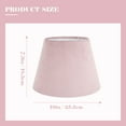 thumbnail image 2 of Raindrops 1Set Fabric Lampshade Replacement Pink and White for Living Room 11.8x9.9x7.3in, 2 of 8