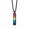 Black B, variant on Rainbow Necklace for Women Men LGBTQ Pride Vertical Bar Pendant Enamel Colorful Rectangle Curb Chain Stainless Steel Couple Simple Personalized Gift Jewelry Silver C