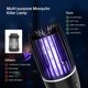 thumbnail image 2 of Lámpara antimosquitos eléctrica UV de 360°, 2 en 1, recargable, segura y eficaz para uso en interiores y exteriores, jardín, patio y camping., 2 of 5