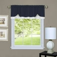 thumbnail image 1 of Achim Importing Co. DRVL14NW12 Darcy Valance 58x14 - Navy/White, 1 of 3