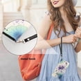 thumbnail image 5 of Leather For Motorola Moto G86 5G / Moto G86 Power 6.67-inch Wallet Case Crystal Material  Butterflys&Flowers, With Card Holder,Wristband， Magnetic Clasp Kickstand Folio Cover,Color-8, 5 of 10