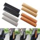thumbnail image 3 of 2 almohadillas para cinturón de seguridad de cuero sintético para coche, funda para arnés de hombro negro, 3 of 9
