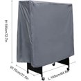 thumbnail image 4 of Zshan Housse de Table de Ping-Pong 420D Imperméable, Housses de Table de Tennis de Table Extérieures, Housse de Table de Ping-Pong Robuste pour Extérieur (Vert), 4 of 5