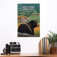 thumbnail image 2 of Great Smoky Mountains, North Carolina, Painterly National Park Series (12x18 Aluminum Art, Indoor Outdoor Metal Sign Decor), 2 of 5