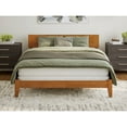 thumbnail image 2 of AFI Orlando Queen Solid Wood Foundation Bed, Light Toffee, 2 of 6
