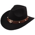 thumbnail image 3 of Chapeau de Cowboy Classification des Produits Style Western avec Bandeau Classique pour Hommes et Femmes, 3 of 4