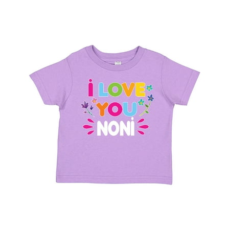 

Inktastic I Love You Noni with Flowers Gift Toddler Toddler Girl T-Shirt