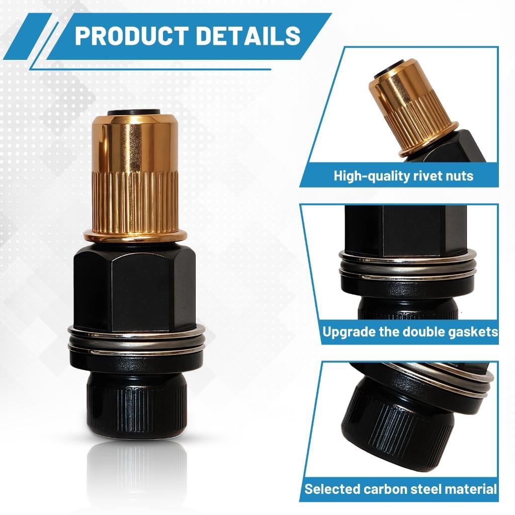 Multipurpose Carbon Steel Rivet Nut Set 66Pcs 3mm To 10mm Fasteners Easy to Use for Secure Assembly In Various Setting