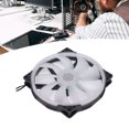 thumbnail image 3 of Case Fans, Computer Fan ARGB Light Synchronization Silent Low Noise  for MSI for GIGABYTE for, 3 of 8