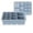 Blue, variant on Multi-Size 13-Cavity Square Ice Tray Food Grade Silicone Ice Mold, Easy Release Ice Cube Maker Square Ice Cube Tray Silicone Ice Mold,Compartment Plastic Food Storage Organizer.