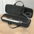 thumbnail image 4 of Estuche rígido a prueba de golpes bolsa de almacenamiento de viaje portátil impermeable antiarañazos con bolsa de malla para plancha de pelo Dyson Corrale HS03, 4 of 5