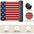 thumbnail image 6 of Stars Stripes Patriotic 4th of July Kitchen Mats Set of 2, Memorial Day Independence Day Home Decor Kitchen Rugs - 17x29 and 17x47 Inch, 6 of 6