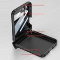 thumbnail image 4 of Frusde for Samsung Galaxy Z Flip 6 Case with Magnetic Hinge Shockproof Anti Scratch Z Flip 6 Case with Screen Protector, 4 of 7