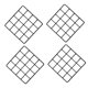 thumbnail image 4 of unbranded 2Ud Rejilla De Hierro Para Pared Para Exhibición De Fotos Y, 4 of 8