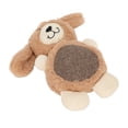 thumbnail image 2 of Plush Dog Toy Squeaky Soft Teeth Cleaning Interactive Cute Stuffed Pet Chewing Toy for Small Medium Dogs Brown Dog, 2 of 14