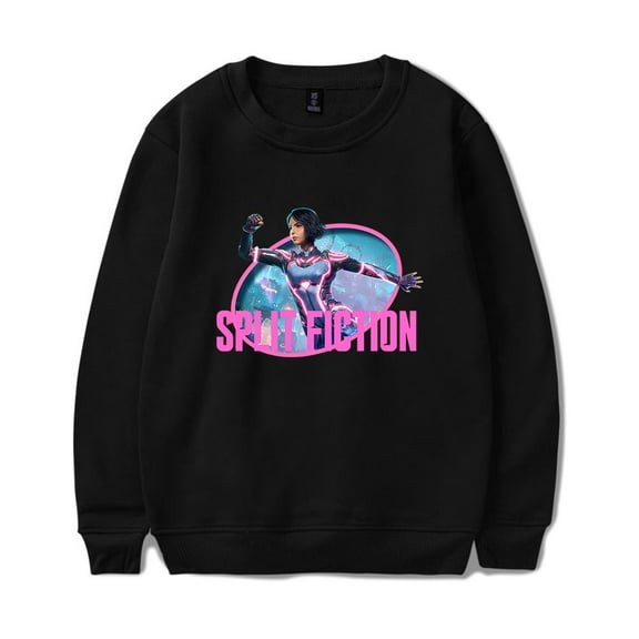 Split Fiction Merch Hoodie unisex fashion trend long sleeved round neck pullover