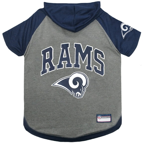 Pets First NFL Los Angeles Rams NFL Hoodie Tee Shirt for Dogs & Cats - COOL T-Shirt, 32 Teams - Medium