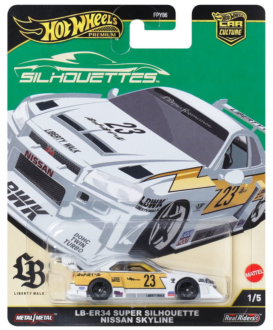 Hot Wheels Premium Car Silhouettes 2025 Set of 5, Skyline