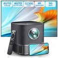 thumbnail image 5 of Mini Projector 1080P Portable Projector, Compatible with iOS/Android/ Windows/TV/USB, Black, 5 of 6