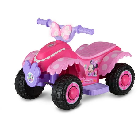 Disney Minnie Mouse Happy Helpers 6V Battery Powered Quad - Walmart.com