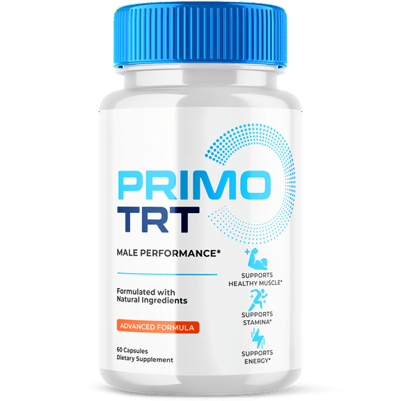 Primo TRT Capsules for Men Advanced Formula Support Supplement 60 Capsules