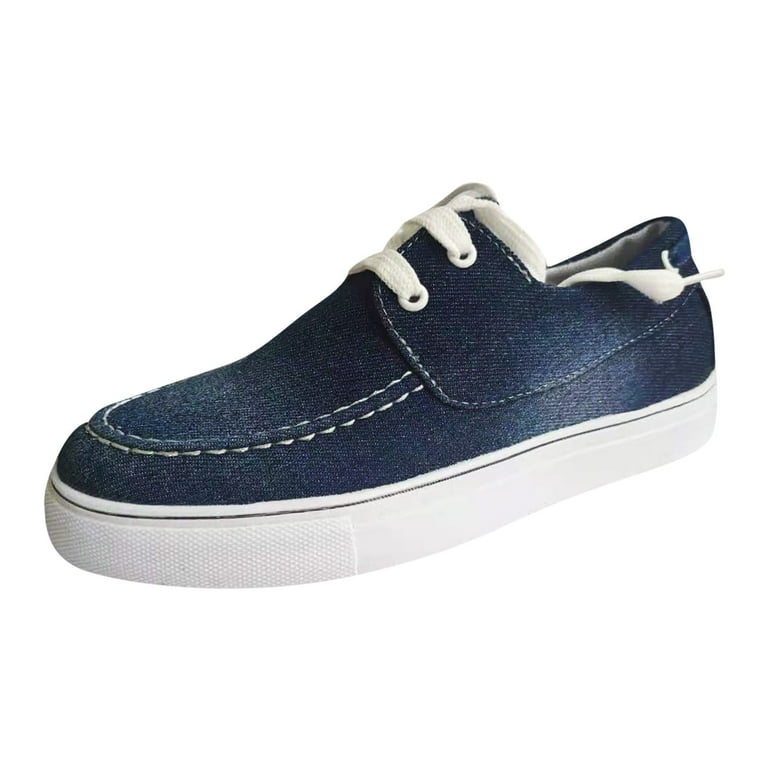 Ladies canvas cheap deck shoes