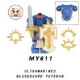 thumbnail image 3 of MY611 MY615 Bricks Doll Dark Ange Blood Angel Ultramarines Salamanders Mini Action Figure Model Toy Building Blocks Gift, 3 of 10
