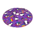 thumbnail image 2 of Balery Rainbow Lgbt Penguin Printed Christmas Tree Skirt , Merry Christmas Party Christmas Tree Decoration,Adjustable Tree Skirt-36", 2 of 8