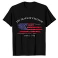 thumbnail image 4 of MuXiKeJi Clothes 250th Anniversary USA Shirts Womens United States 250th Anniversary T-Shirt America Flag Freedom Grace Graphic Tops, 4 of 4