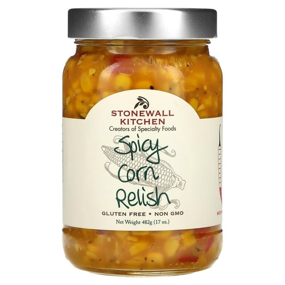 Stonewall Kitchen Spicy Corn Relish, 16 Ounce Jar