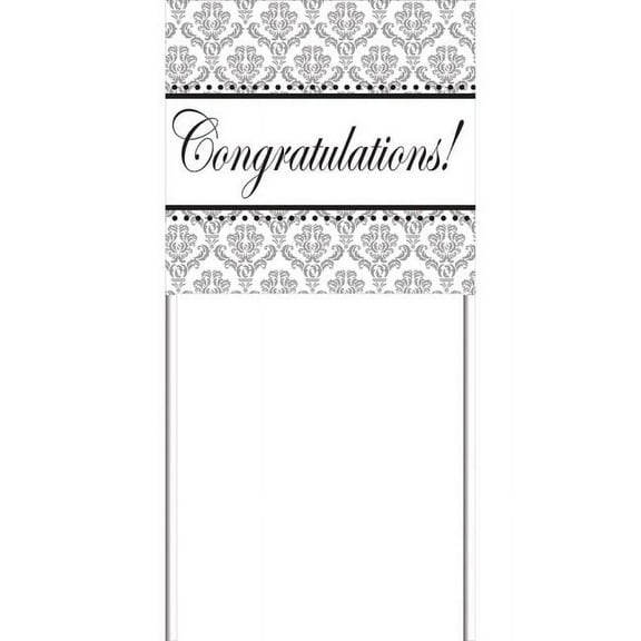 Congratulations Wedding Yard Banner