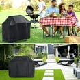 thumbnail image 6 of Universal Gas Grill Cover, EEEkit 67" Waterproof Barbecue BBQ Cover Durable Nylon Fabric Resistant Material, Fits Grills of Weber Char-Broil Nexgrill Brinkmann and More, 6 of 7