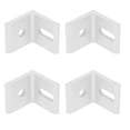 thumbnail image 2 of L Shaped Brackets, Strong Bearing Thickness 90° Right-angle Forming Right Angle Corner Bracket  Metal Material Easy To Install  For Wood Shelf 3030, 2 of 8