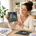 thumbnail image 7 of DIY Zodiac Diamond Painting Art Kit For Adults, Full Set Of Craft Supplies, Sparkling Gem Art Project, Excellent Hand‑Craft Activity For Creative Enthusiasts(Aquarius), 7 of 7