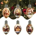 thumbnail image 4 of Ireezec Christmas Acrylic Keychain Ornament in Bottle, Festive Car Rearview Mirror Hanging Charm, Backpack Pendant for Holiday Decorations and Gift Giving, 4 of 4