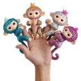 thumbnail image 2 of Fingerlings Monkeys - Fingerblings - Sparkle (White/Silver) - Friendly Interactive Toy - By WowWee, 2 of 4