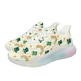 thumbnail image 2 of Psesaysky Green Hats Rainbow Running Shoes for St.Patrick's Day Breathable Comfortable Athletic Shoes Walking Shoes for Girls Ladies Suitable for All Seasons, 2 of 7